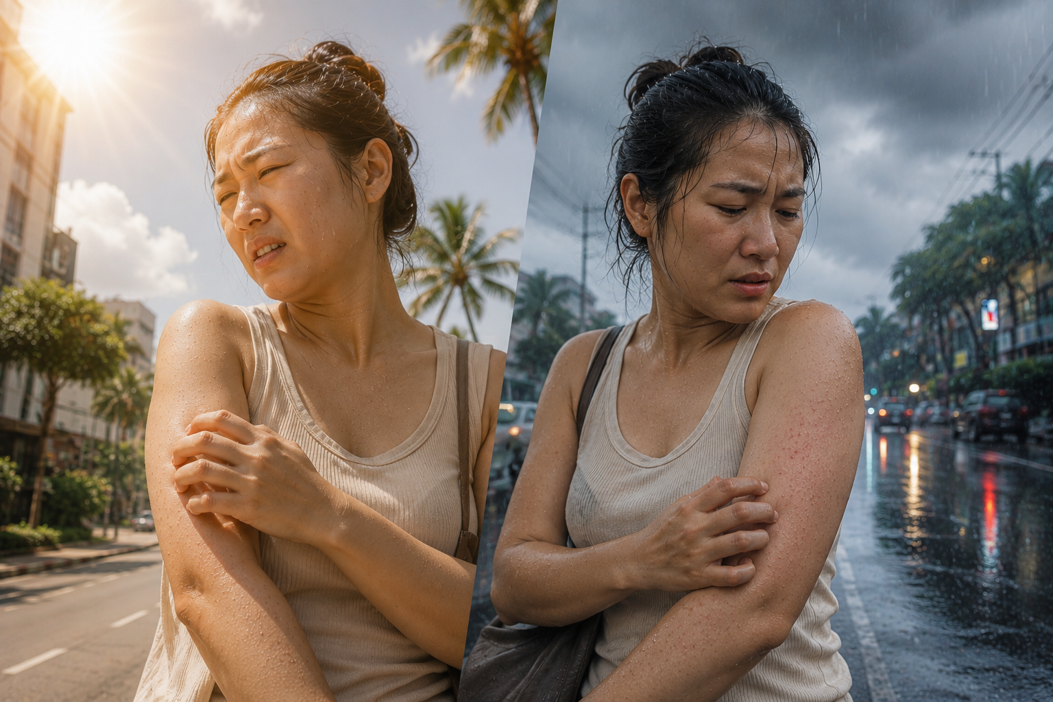 Hot Season, Angry Skin: Why the Heat-to-Rain Transition Hits Different ☀️🌦️