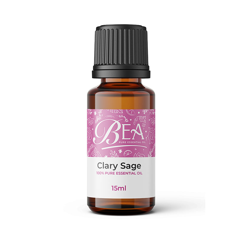 Clary Sage Pure Essential Oil 15ml + Free Oleia Pure 20ml-Oleia Oil