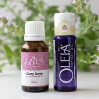 Thumbnail for Clary Sage Pure Essential Oil 15ml + Free Oleia Pure 20ml