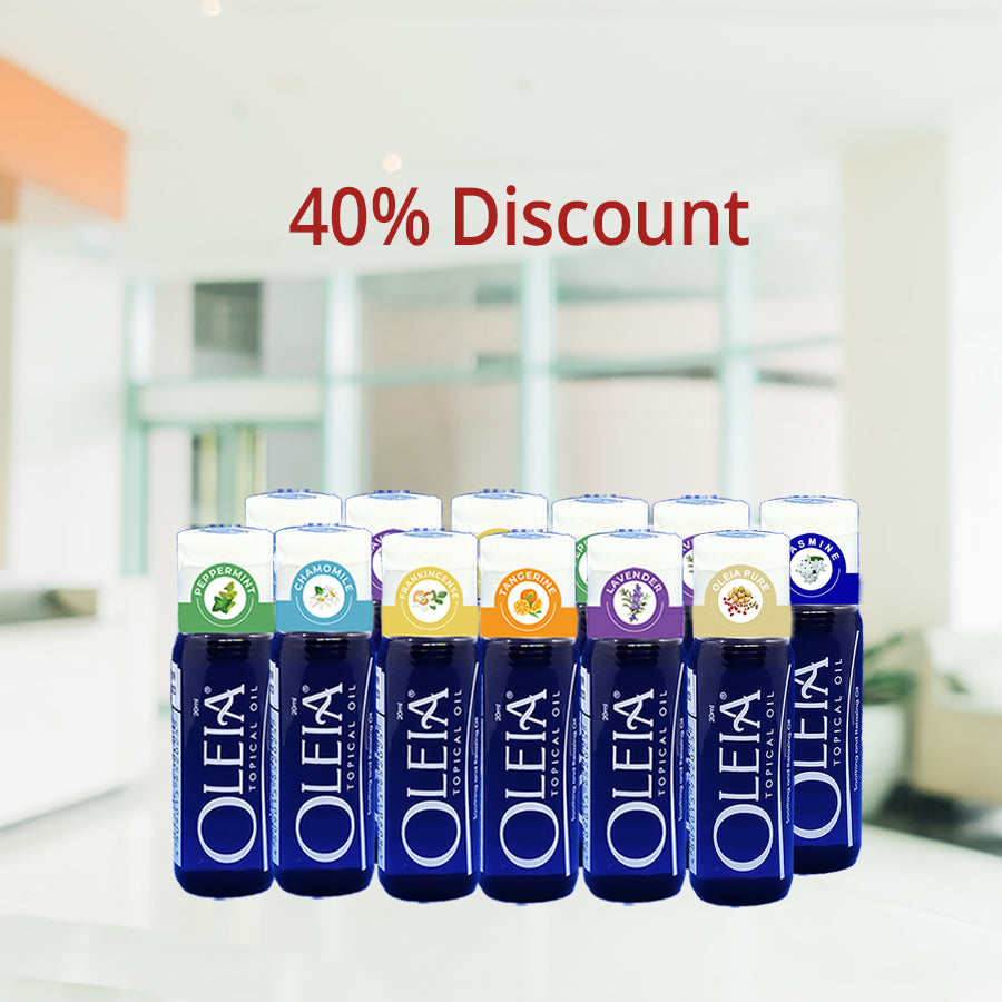 Oleia Oil 20ml: 12 bottles @40% Off