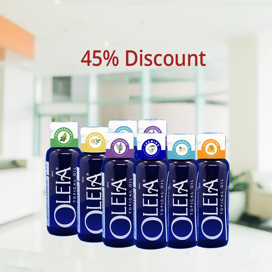 Oleia Oil 50ml: 8 bottles @45% Off